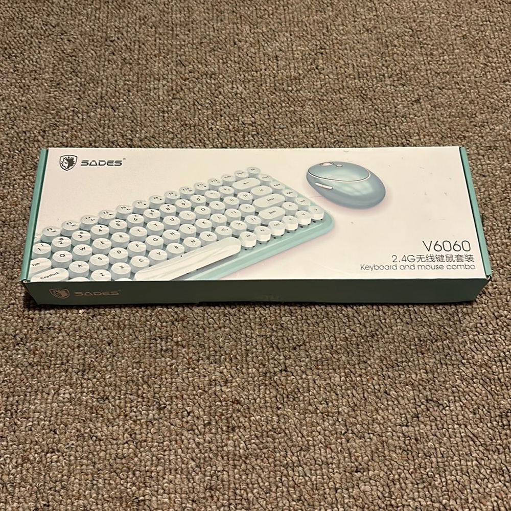 Sades Wireless Keyboard - PINK - Non-Bluetooth